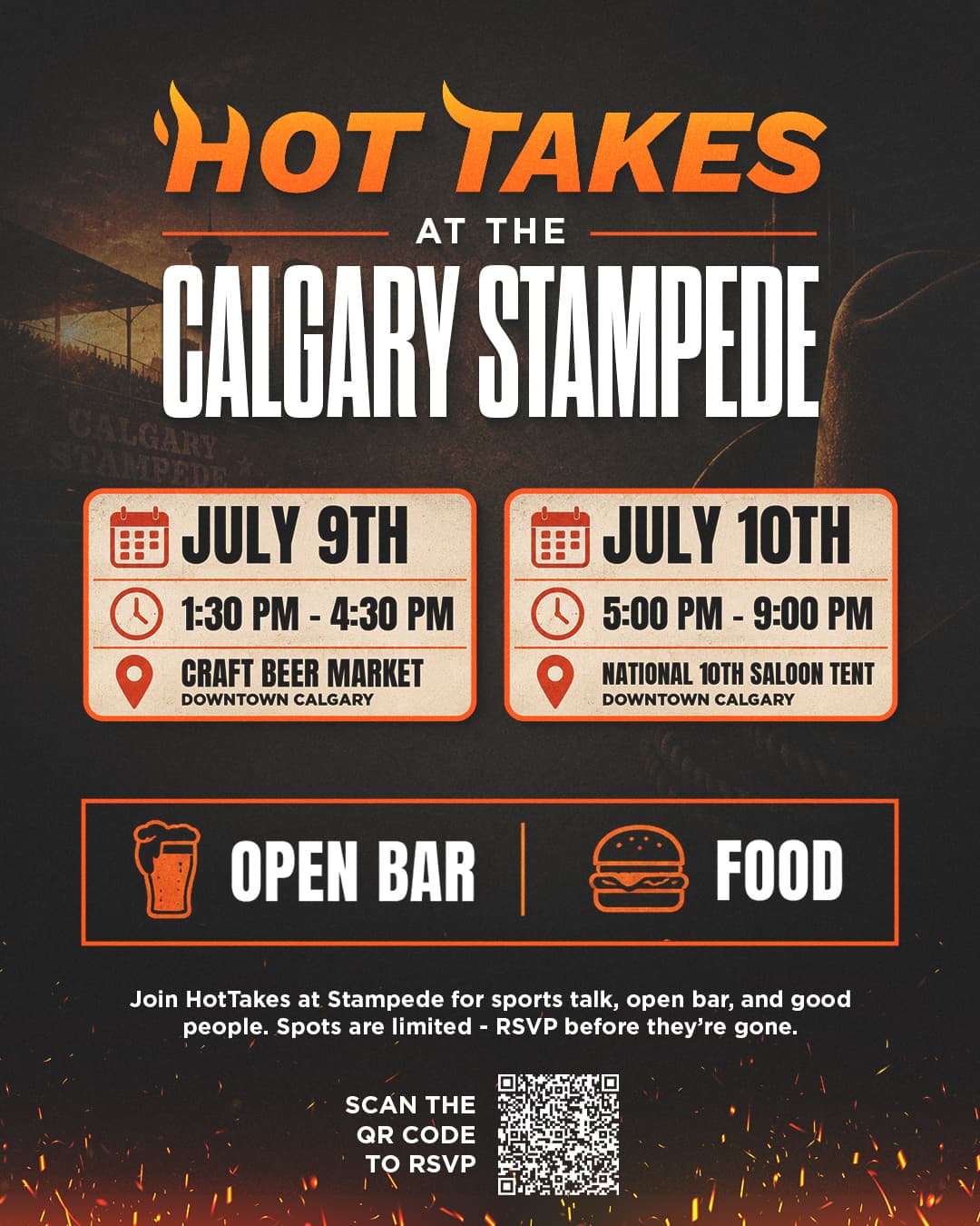 HotTakes at the Calgary Stampede