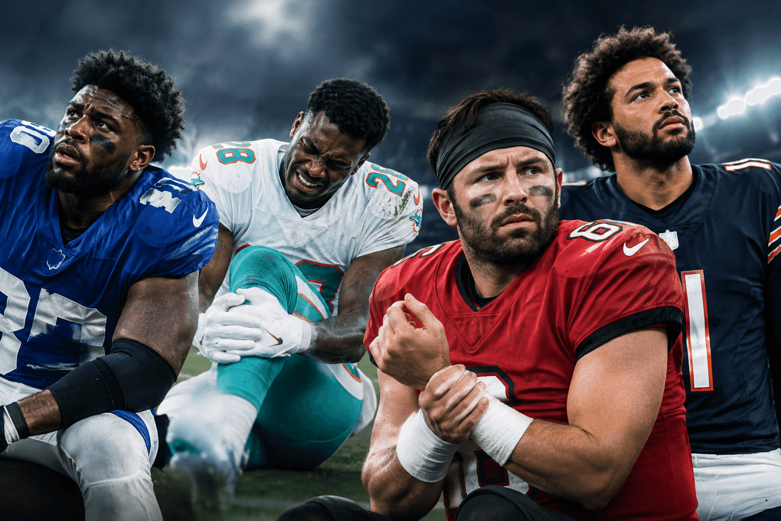 Editorial sports image for The NFL Injury Reaper Just Wiped Out Four Franchise Cornerstones in One Morning