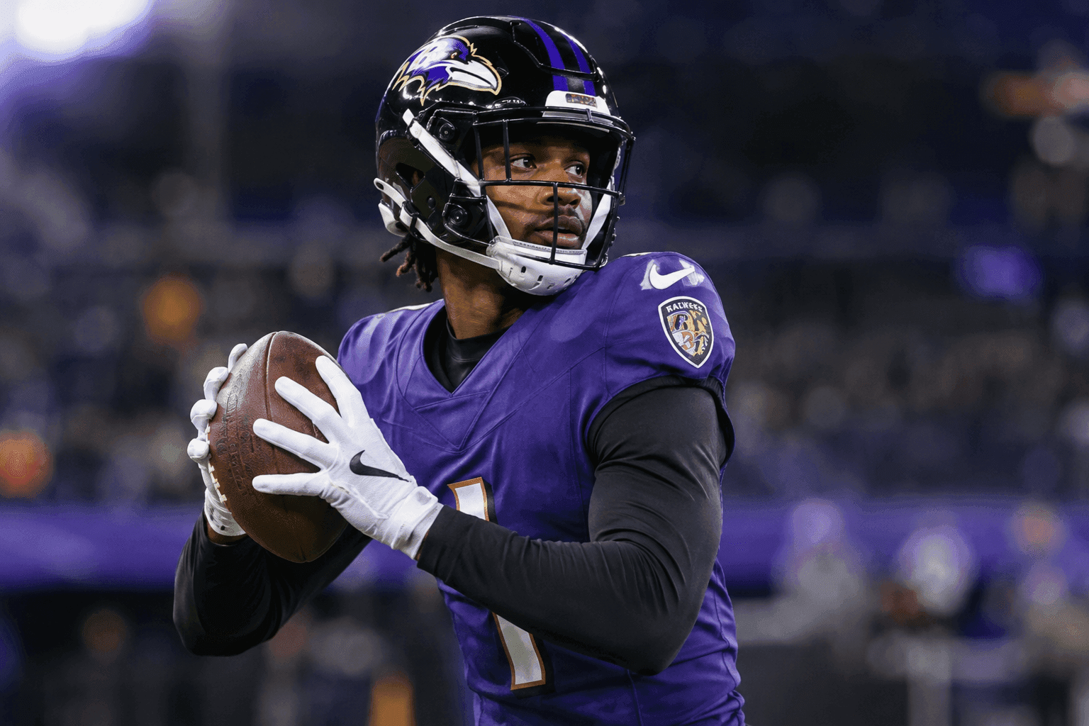 Editorial sports image for Ravens Rookie Ja’Kobi Lane Defies Human Anatomy, Nears Return 4 Weeks Post-Surgery