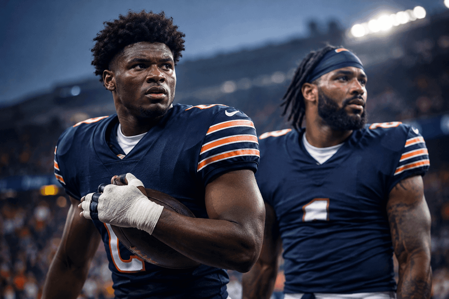 Editorial sports image for The Bears' Running Back Room is Turning Into a Triage Unit