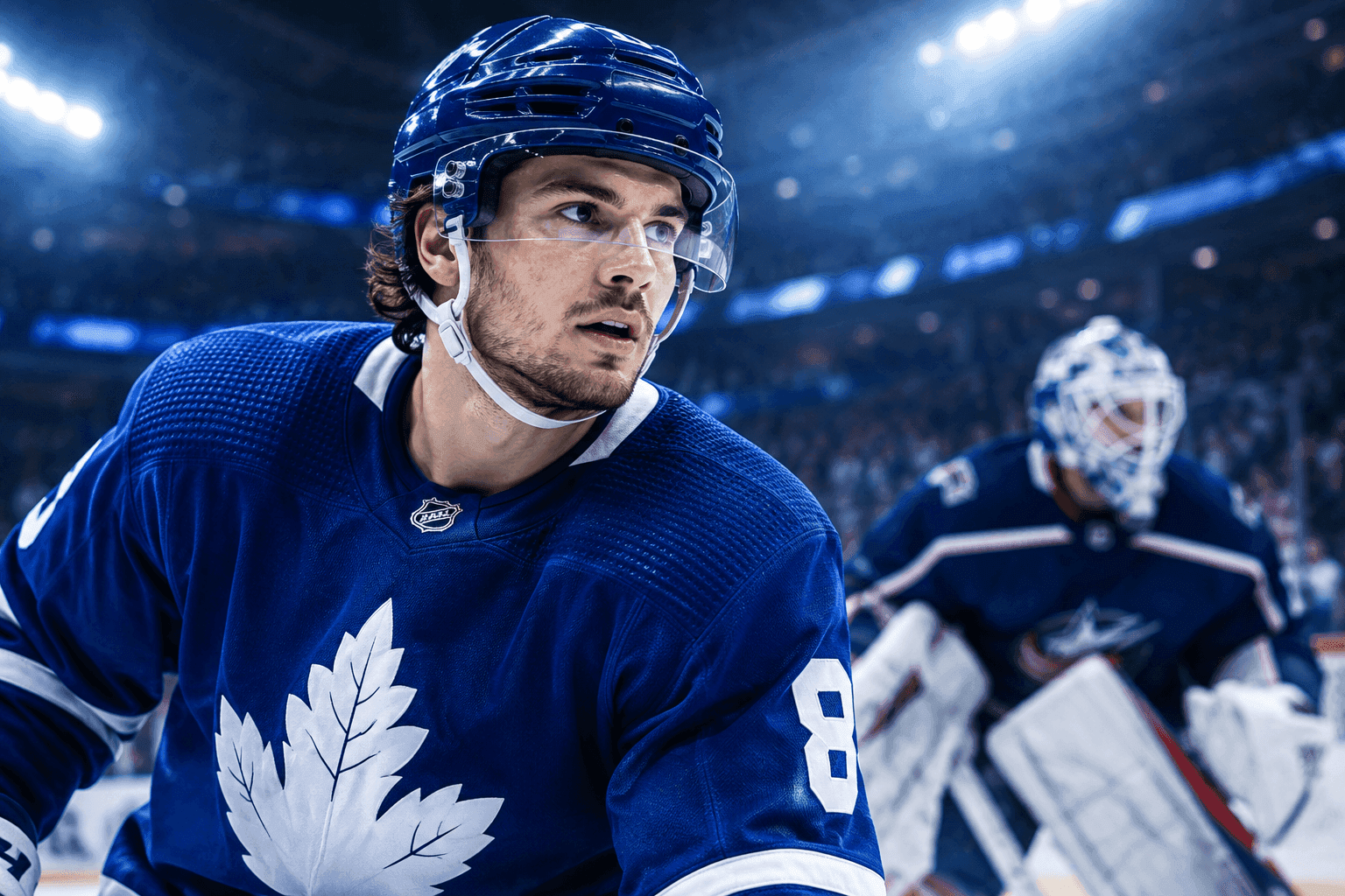 Editorial sports image for Leafs Pull Off Absurd Cap Gymnastics in Blockbuster Trade for Kirill Marchenko