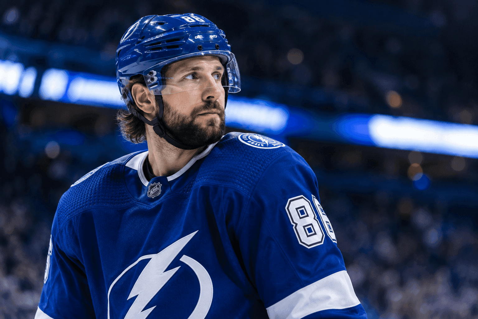Editorial sports image for Nikita Kucherov Requests Trade From Lightning in Ultimate Team Plane Power Move