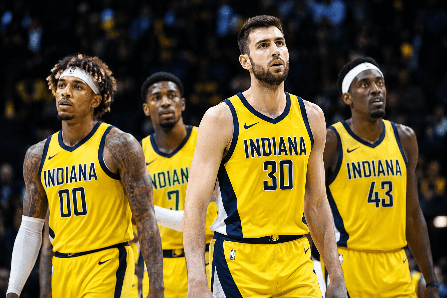 Editorial sports image for Pacers Roll Out a Chaotic Starting Five That Scrambles the Math