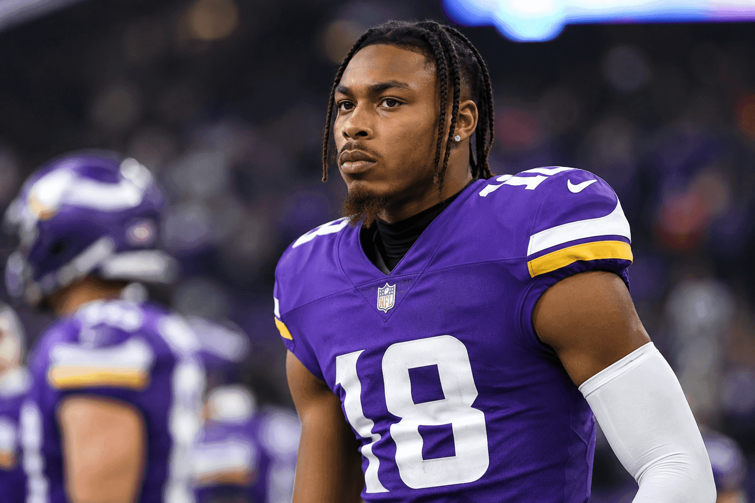 Editorial sports image for Justin Jefferson Misses Practice With Ankle Injury, Vikings Fans Hold Their Breath