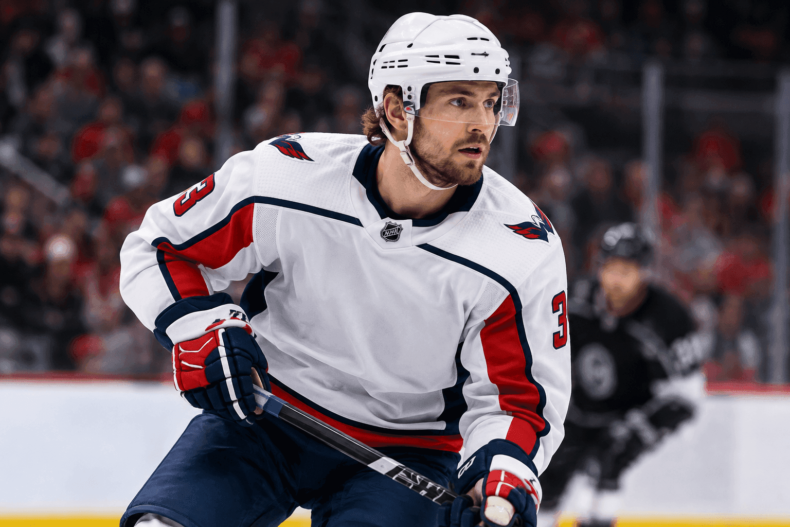 Editorial sports image for Matt Roy Returns to Capitals Lineup Just in Time to Face the Kings