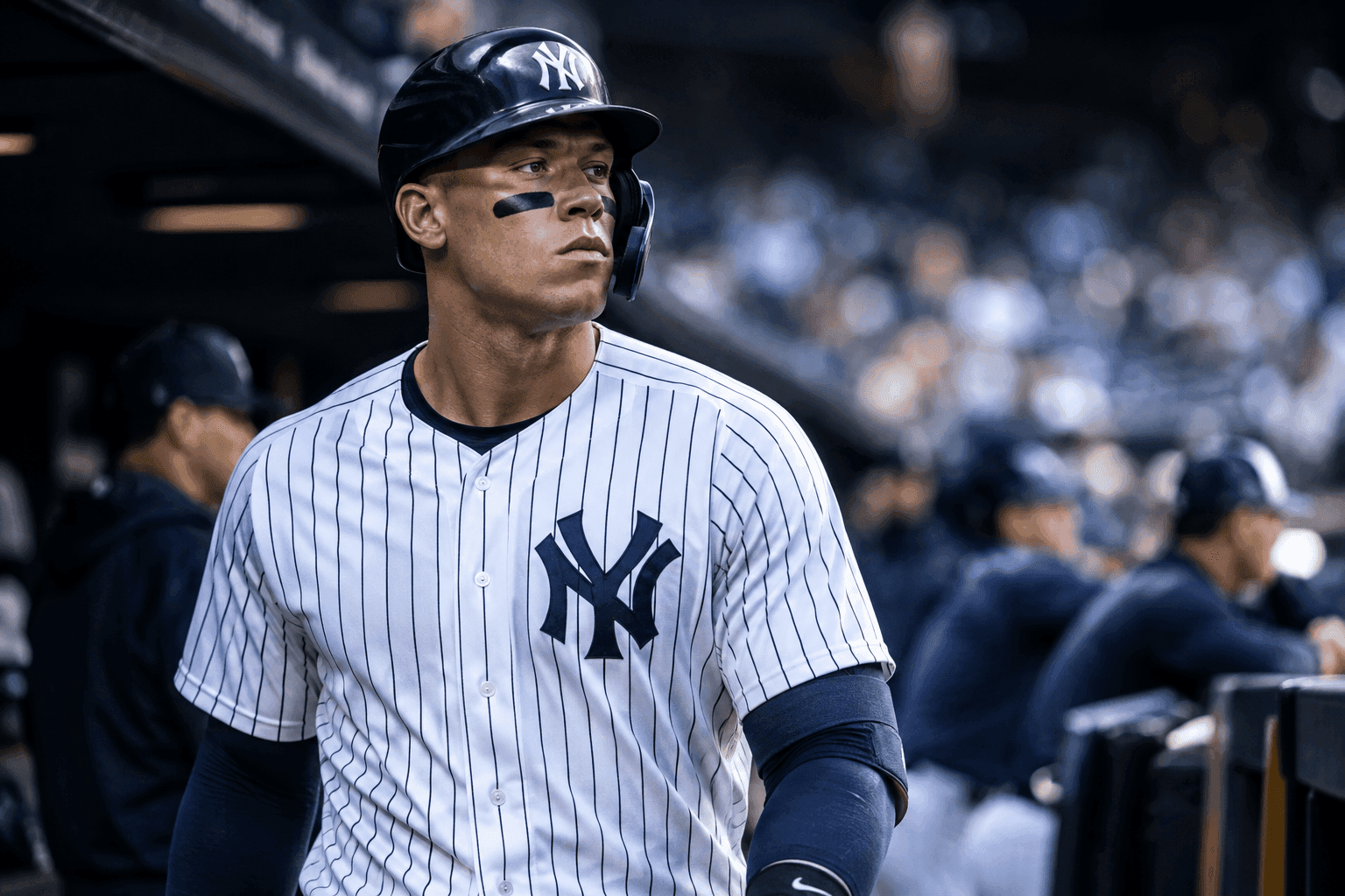 Editorial sports image for Yankees Drop a Nuke on October: Aaron Judge Left Off Wild Card Roster