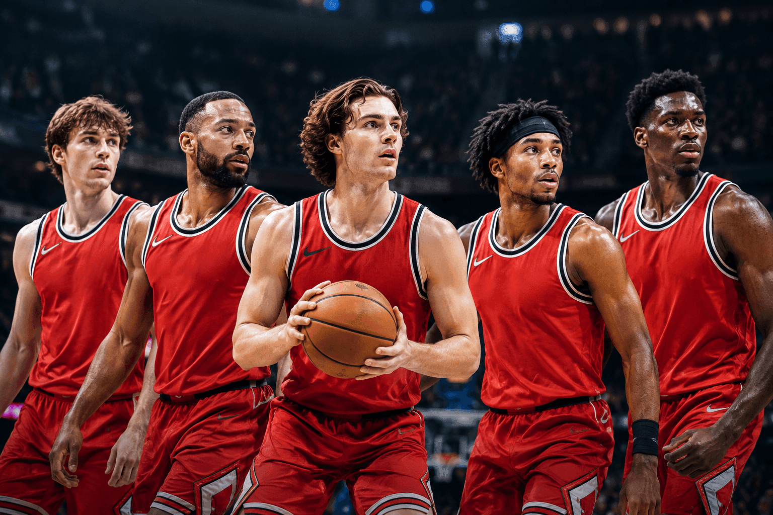 Editorial sports image for Bulls Hit the Panic Button With a Chaotic New Starting Lineup