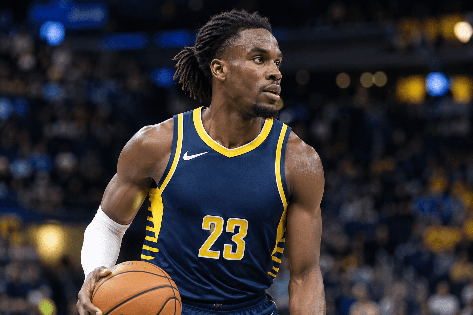 Editorial sports image for Aaron Nesmith is Probable for Sunday, But the Pacers Are Playing It Safe
