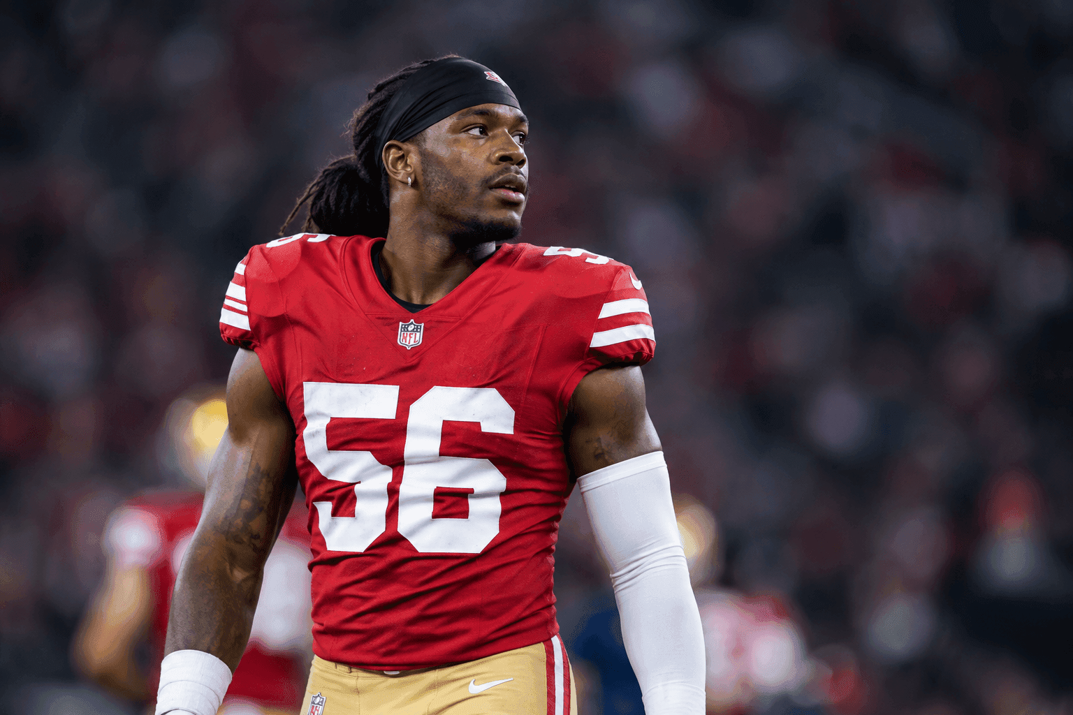 Editorial sports image for Dre Greenlaw's Suspension Appeal Denied, 49ers Linebacker Out for Monday Night Football