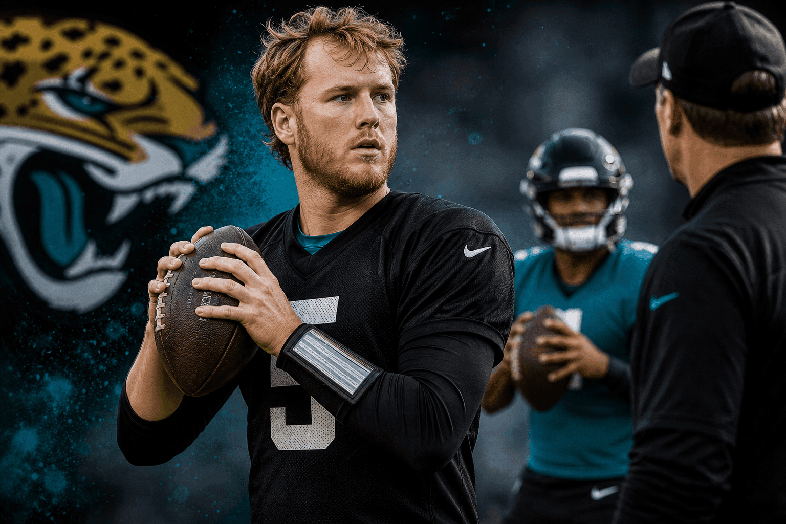 Editorial sports image for Jaguars Trade for Quinn Ewers as Dolphins' QB Room Reaches Maximum Chaos