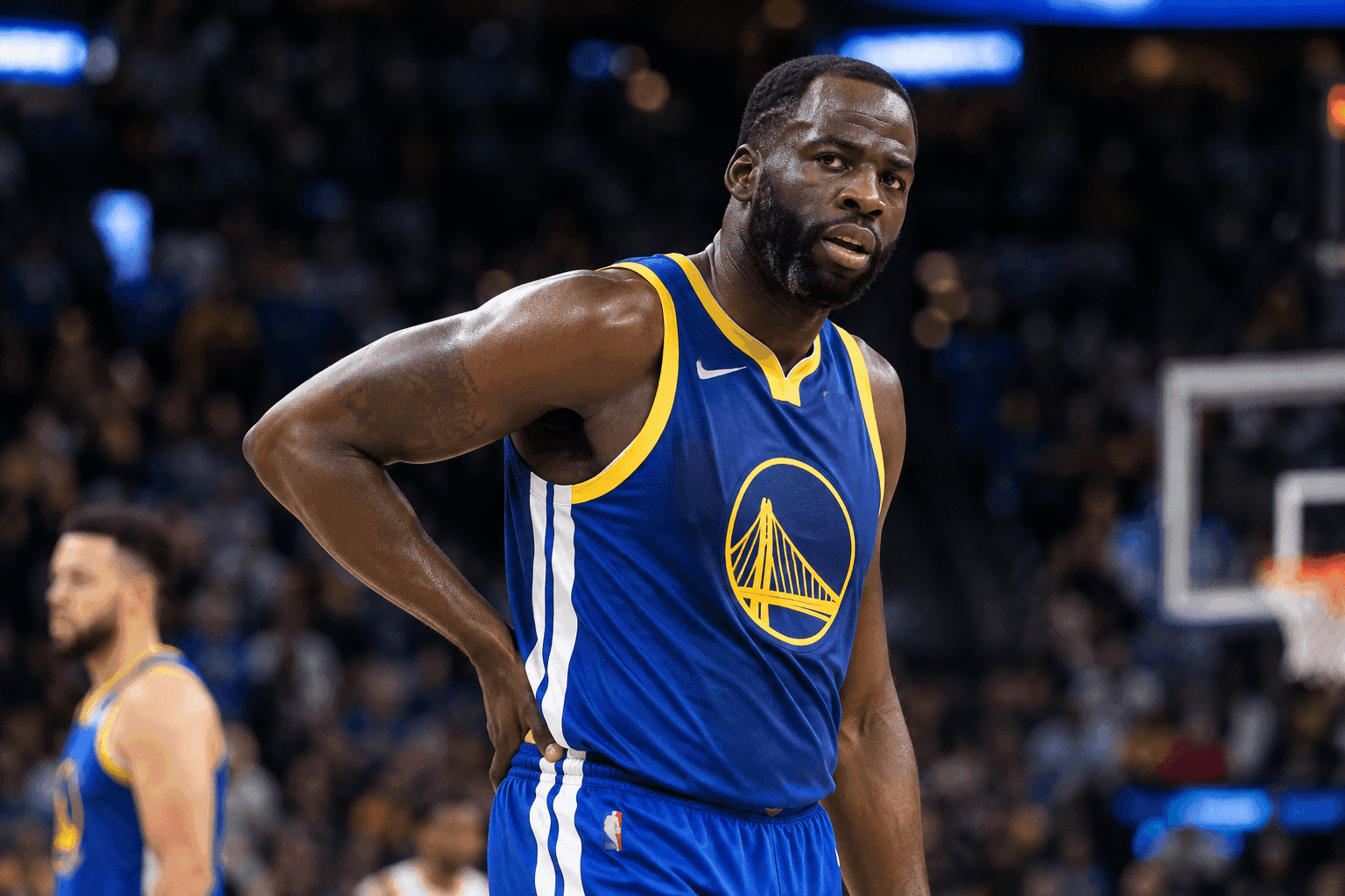Editorial sports image for Draymond Green Listed Doubtful for Saturday With Back Injury
