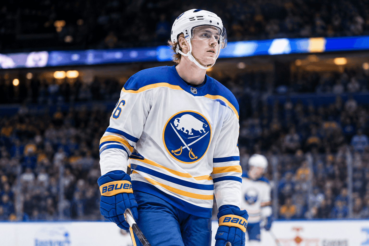 Editorial sports image for Sabres Lose Rasmus Dahlin to Upper-Body Injury in Tight Game Against Panthers