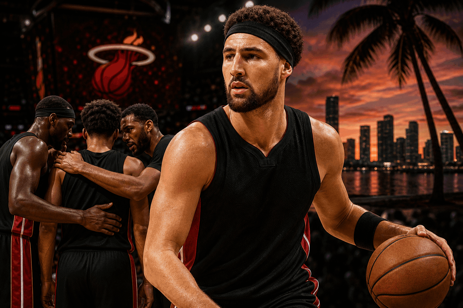 Editorial sports image for Klay Thompson Takes His Talents to South Beach After Mavericks Buyout