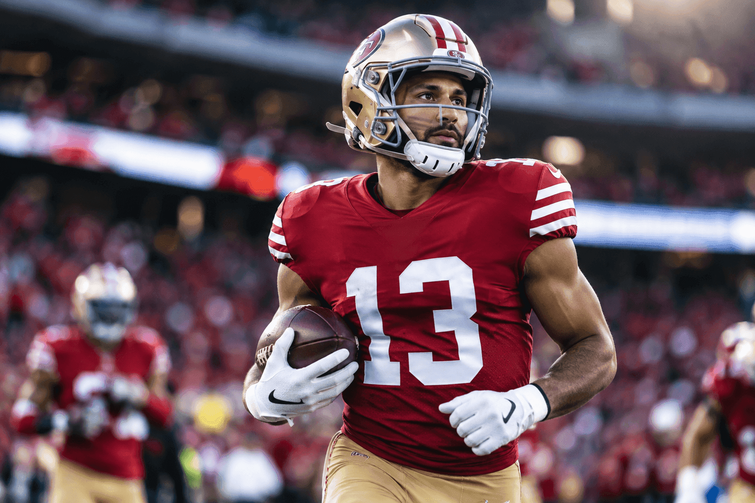 Editorial sports image for Christian Kirk Activated Off IR Just in Time to Save the 49ers' Depleted WR Room