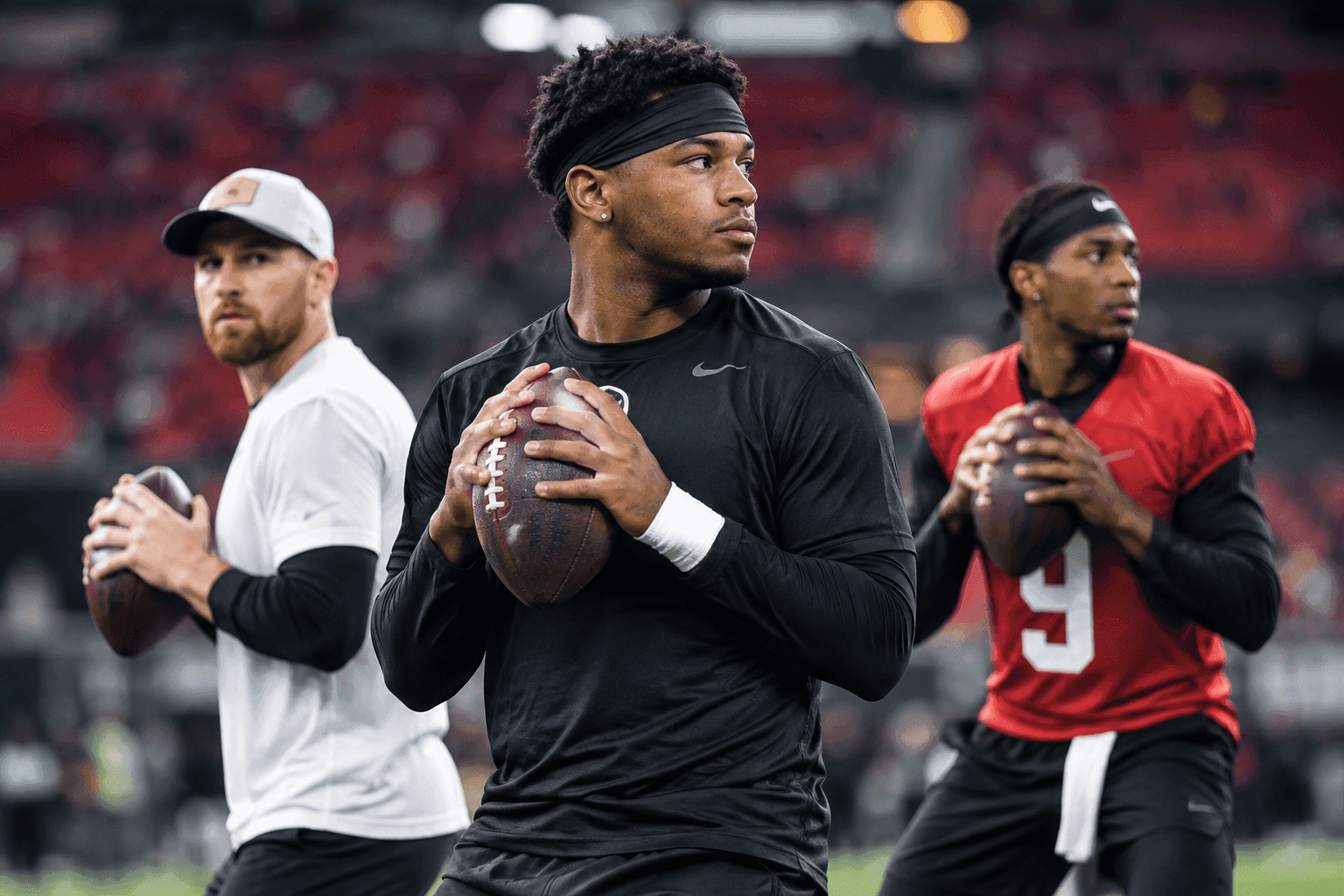 Editorial sports image for Tua Tagovailoa Misses Practice as Falcons QB Room Turns Into a Medical Drama