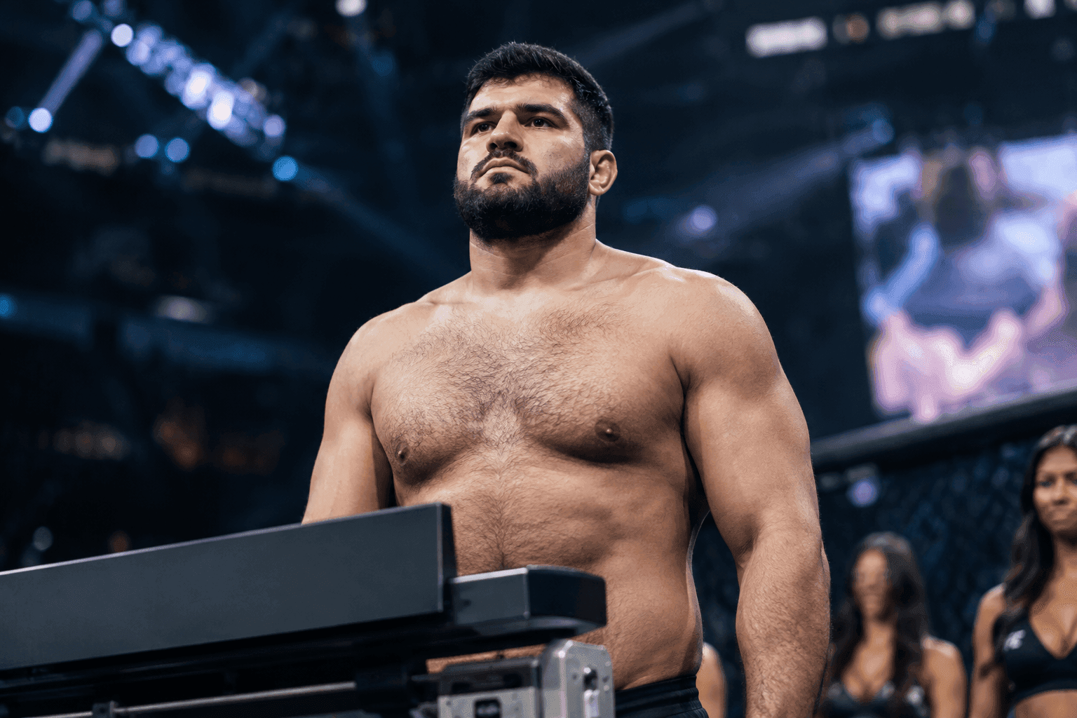 Editorial sports image for Javad Mahjoub Clocks In At 252.5 Pounds For UFC Edmonton