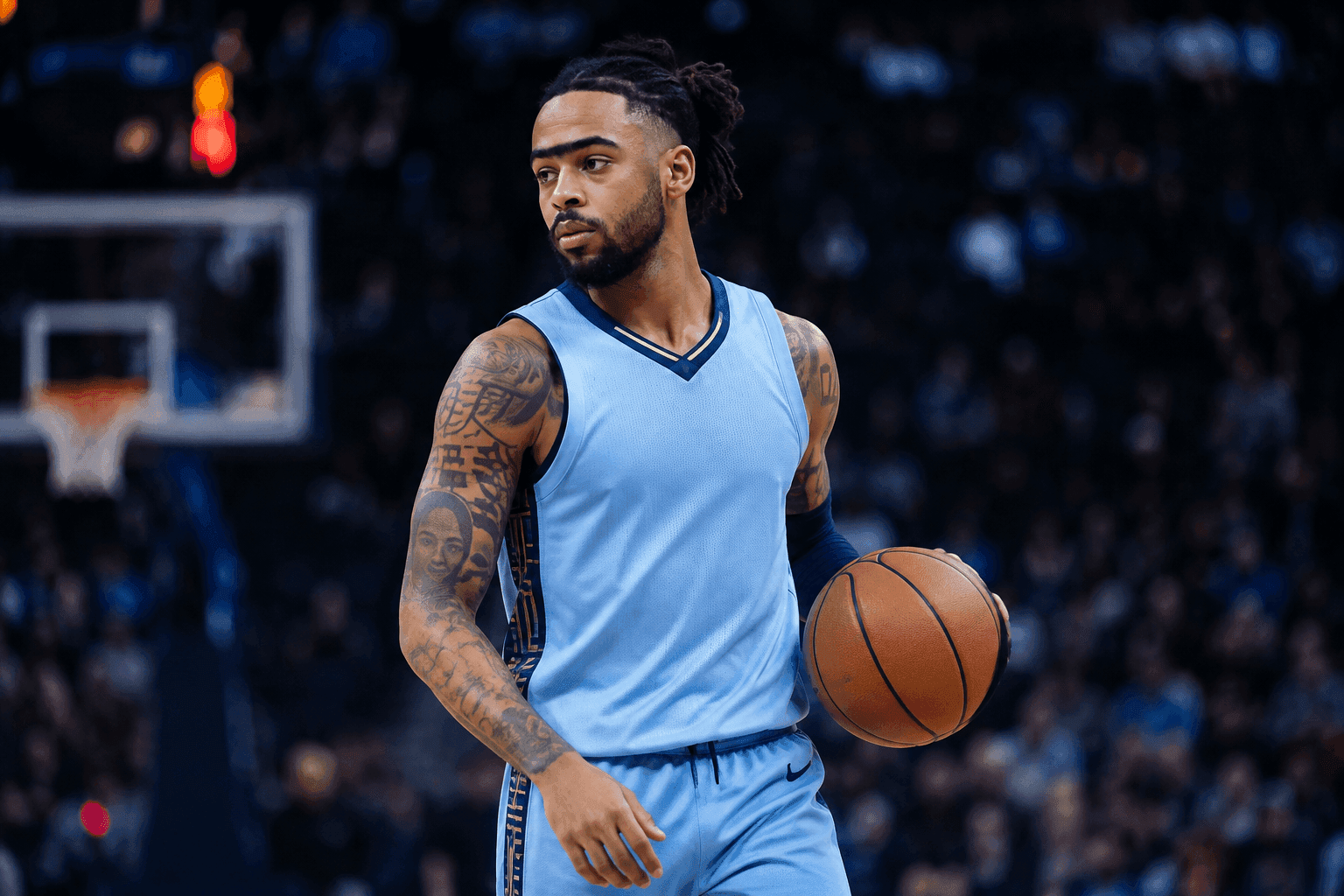 Editorial sports image for Memphis Grizzlies Waive D'Angelo Russell Before He Even Plays a Game