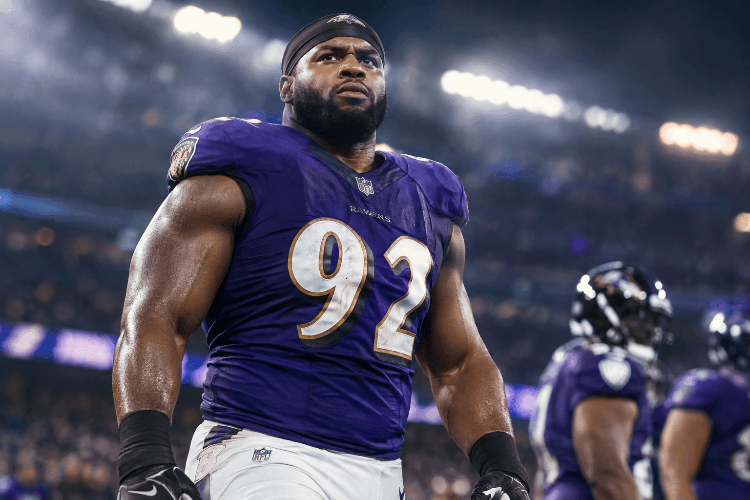 Editorial sports image for Nnamdi Madubuike Is Back to Wreck Offensive Lines After Terrifying Neck Injury