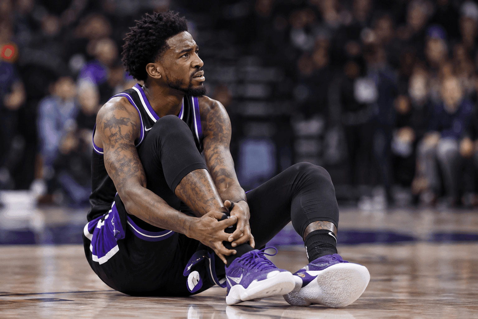 Editorial sports image for Malik Monk Ruled Out for Kings' Season Opener Against Clippers