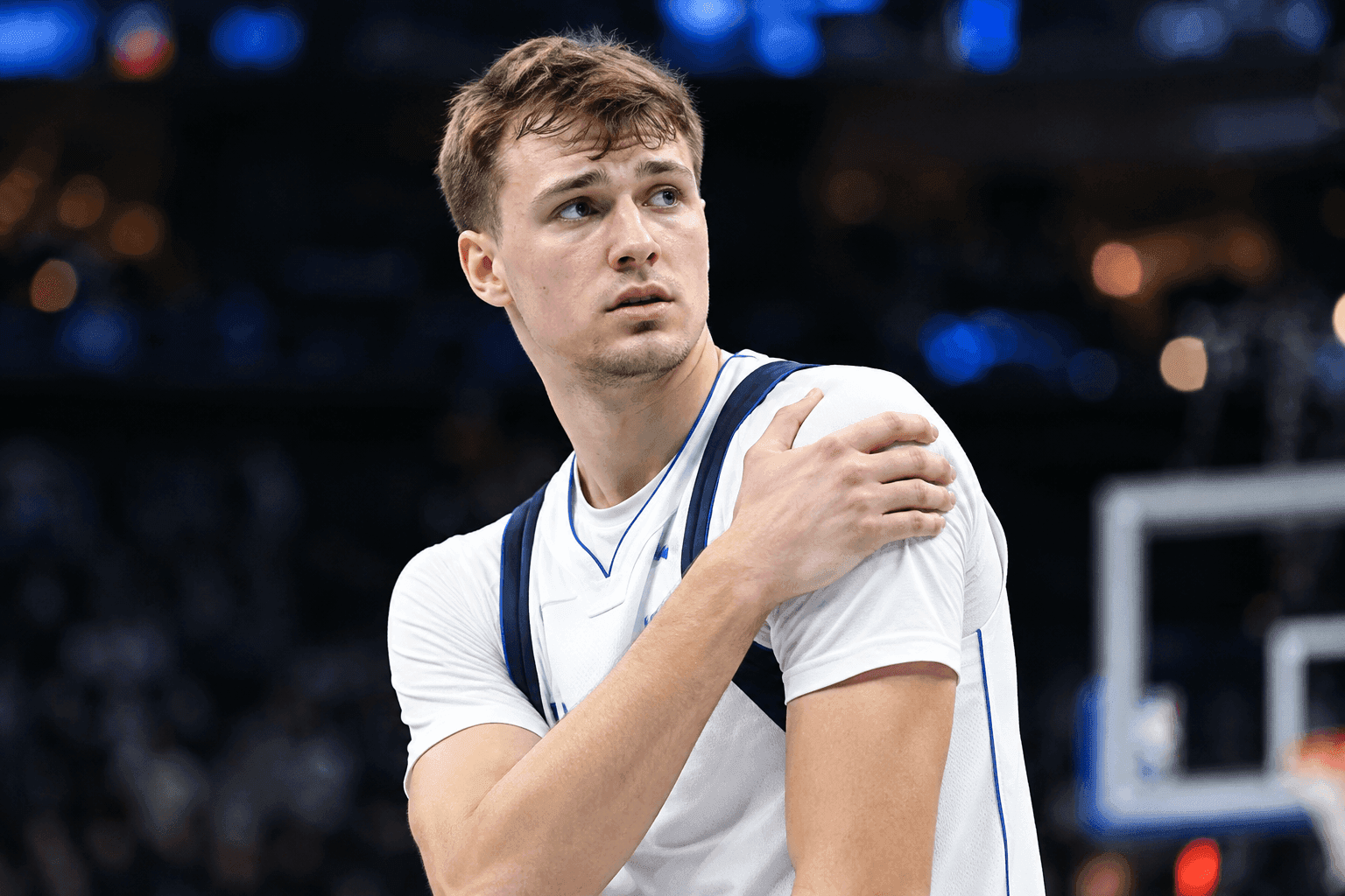 Editorial sports image for Cooper Flagg's Shoulder Sprain Lets Mavericks Fans Exhale