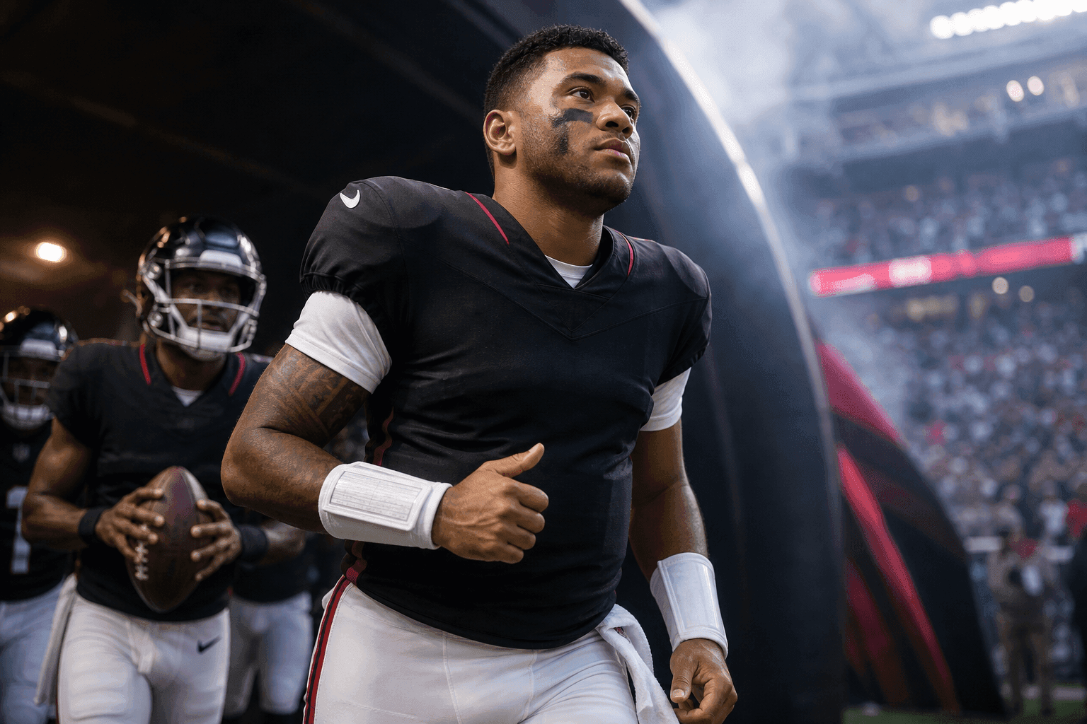 Editorial sports image for Tua Tagovailoa Gets the Start and Michael Penix Jr. Gets Bubble Wrap in Falcons Preseason Finale