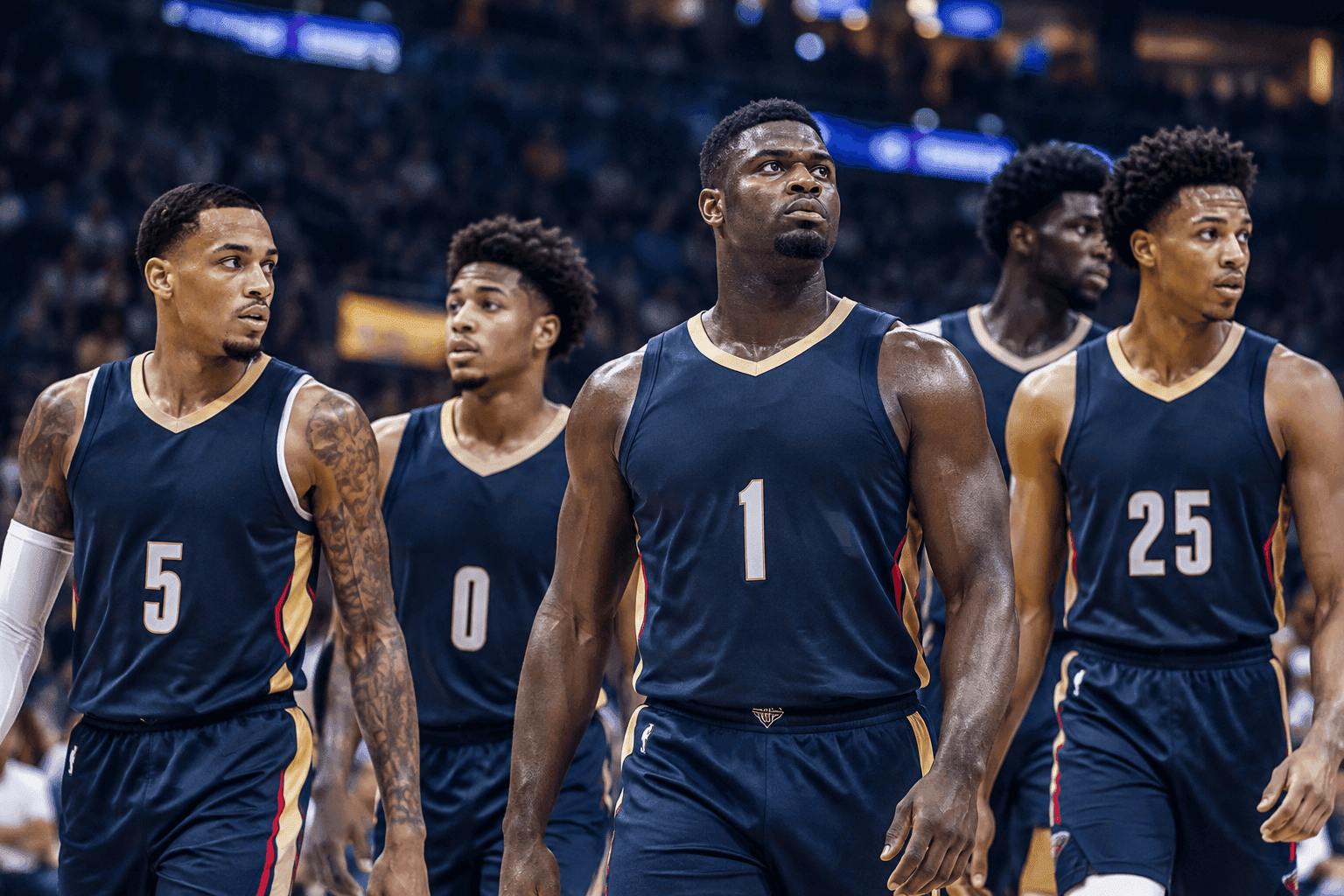 Editorial sports image for Pelicans Roll Out Double-Point-Guard Experiment With Murray and Fears