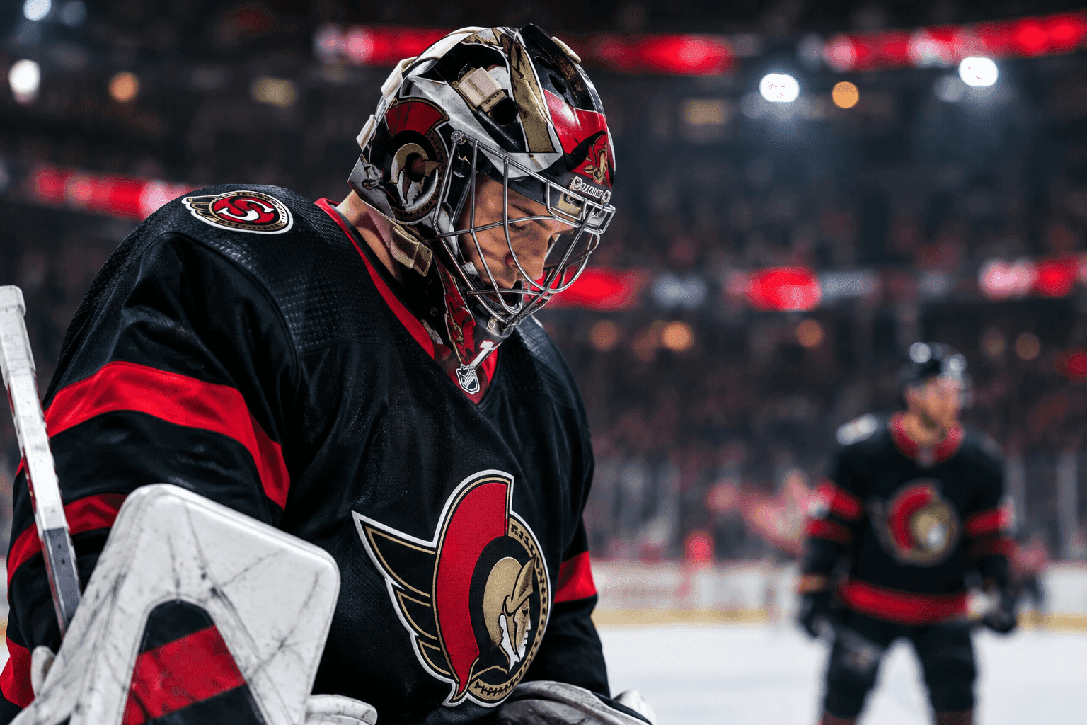 Editorial sports image for Senators Place Linus Ullmark on IR Because Ottawa Can't Have Nice Things