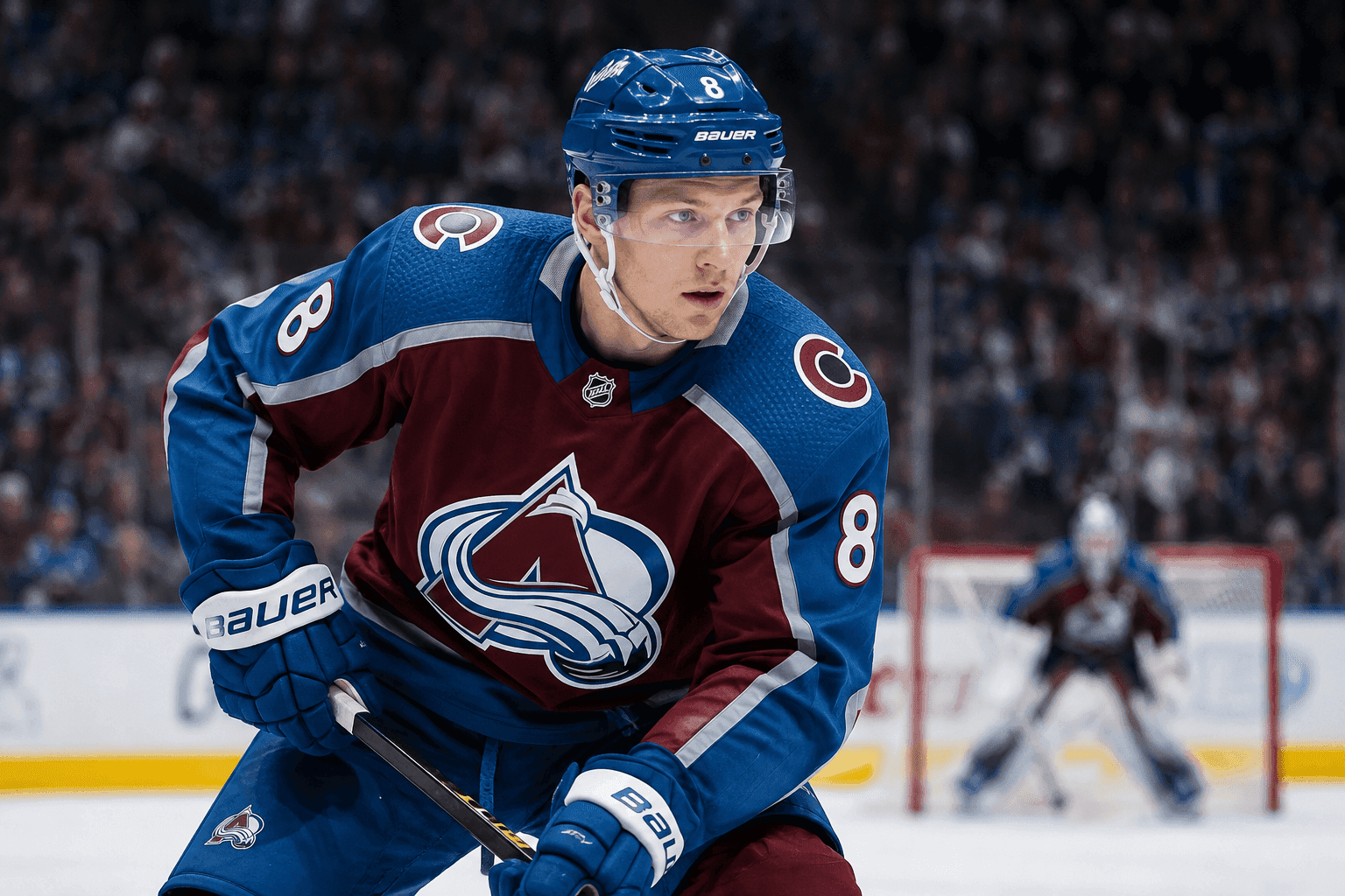 Editorial sports image for Cale Makar Out Against Stars for the Ultimate 'Upper Body' Excuse: Twins