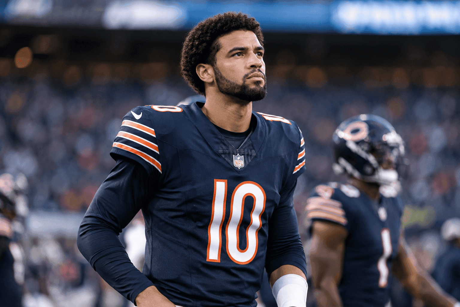 Editorial sports image for Caleb Williams Dodges a Bullet, and the Bears Might Actually Have a Pulse for Monday Night