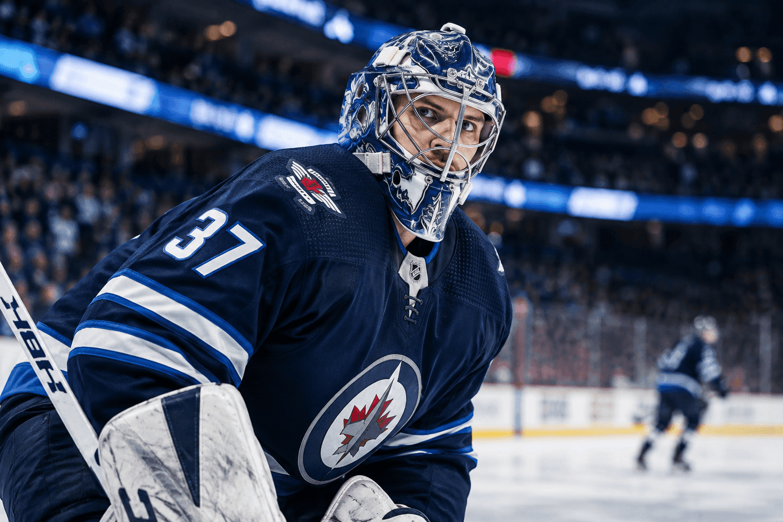 Editorial sports image for Devils Reportedly Eyeing Blockbuster Trade for Connor Hellebuyck