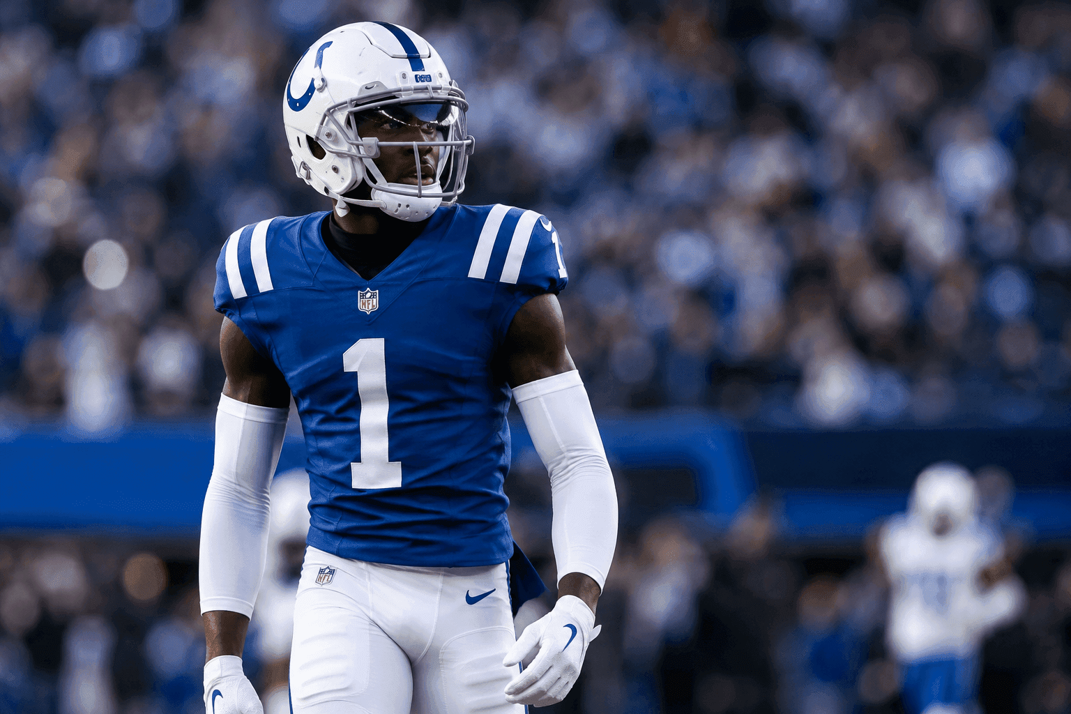 Editorial sports image for Sauce Gardner’s Calf Strain Leaves the Colts Secondary in Week-to-Week Purgatory