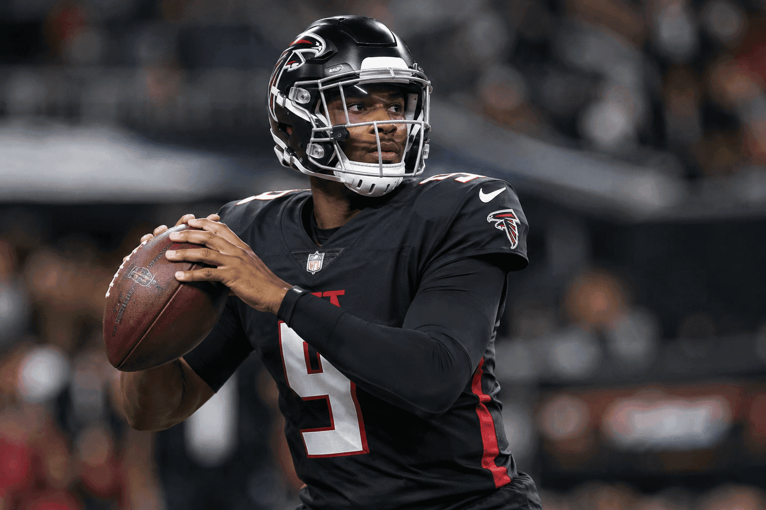 Editorial sports image for Michael Penix Jr. Set to Take the Reins for Falcons Against Bears