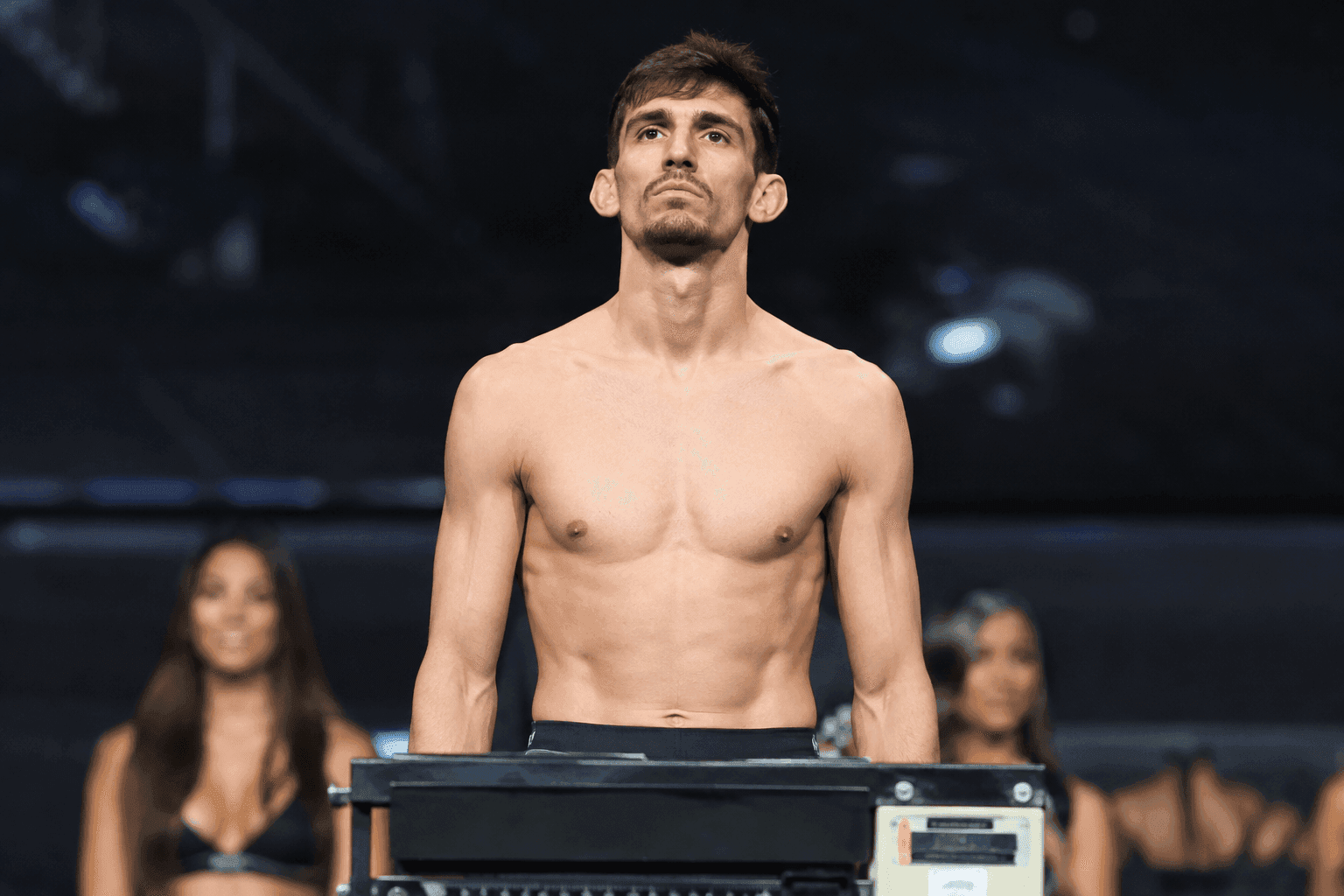 Editorial sports image for Louis Jourdain Hits the Scale at 135.5 Pounds for UFC Edmonton
