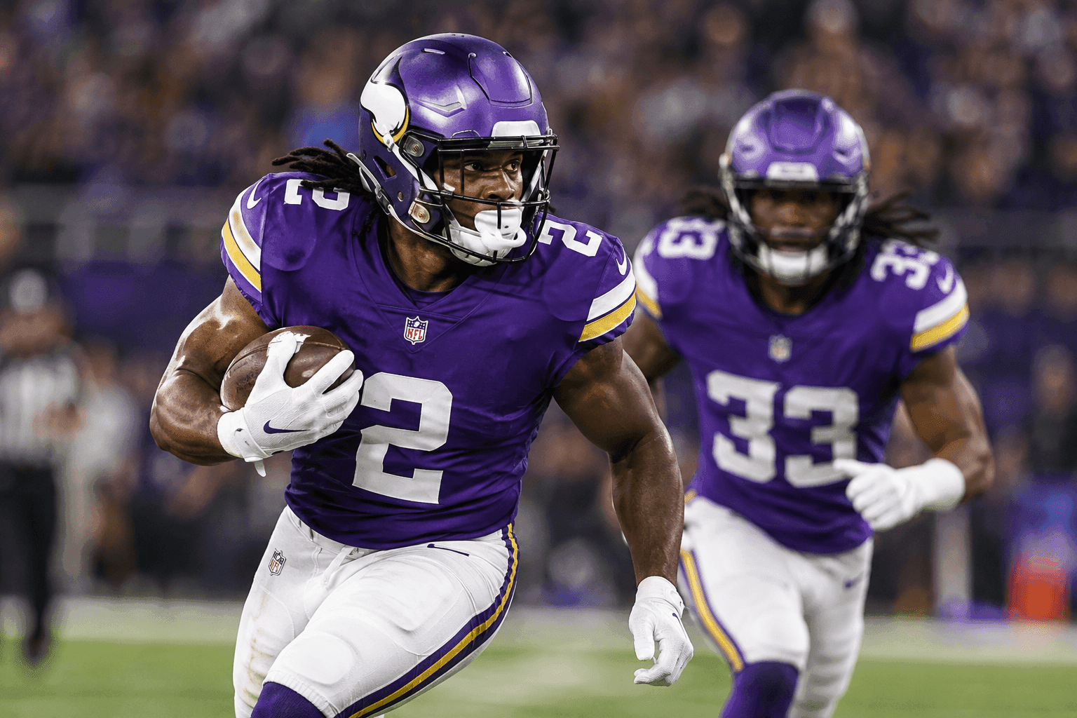 Editorial sports image for Vikings Finally Unpack Jordan Mason From IR Bubble Wrap