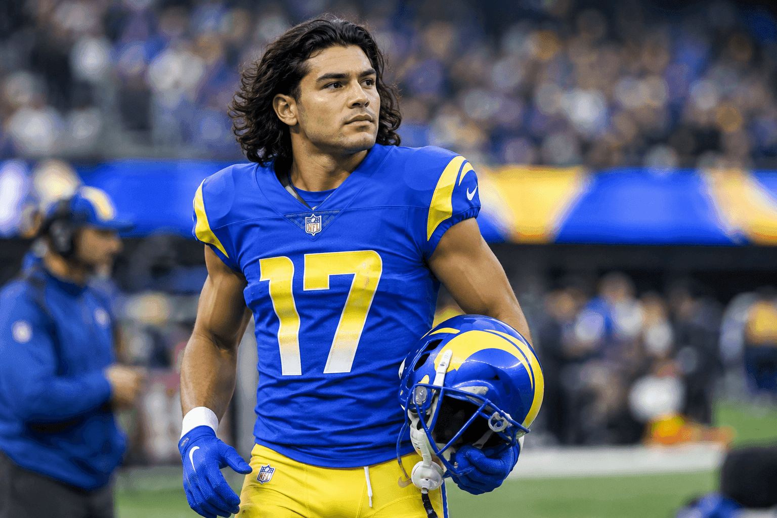 Editorial sports image for Puka Nacua's Calf Injury Adds Another Chapter to the Rams' Cursed Medical Journal