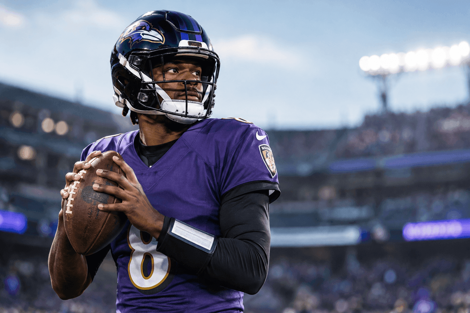 Editorial sports image for Lamar Jackson Logs Second Straight Full Practice Ahead of Bills Matchup