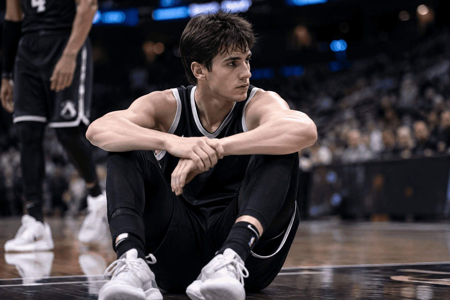 Editorial sports image for Egor Dëmin's Bone Bruise Adds Another Dent to the Brooklyn Nets' Brutal Start