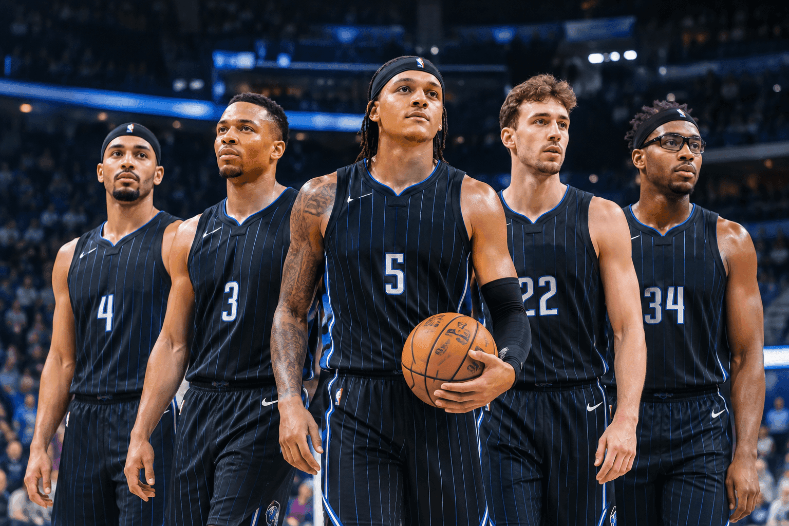 Editorial sports image for The Magic's New Starting Five is Objectively Hilarious and Terrifying