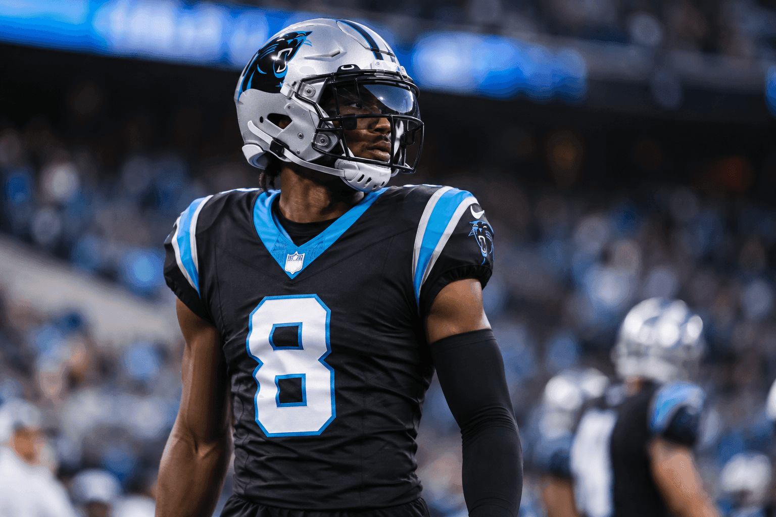 Editorial sports image for Panthers CB Jaycee Horn Out 6-12 Weeks With Torn Quad