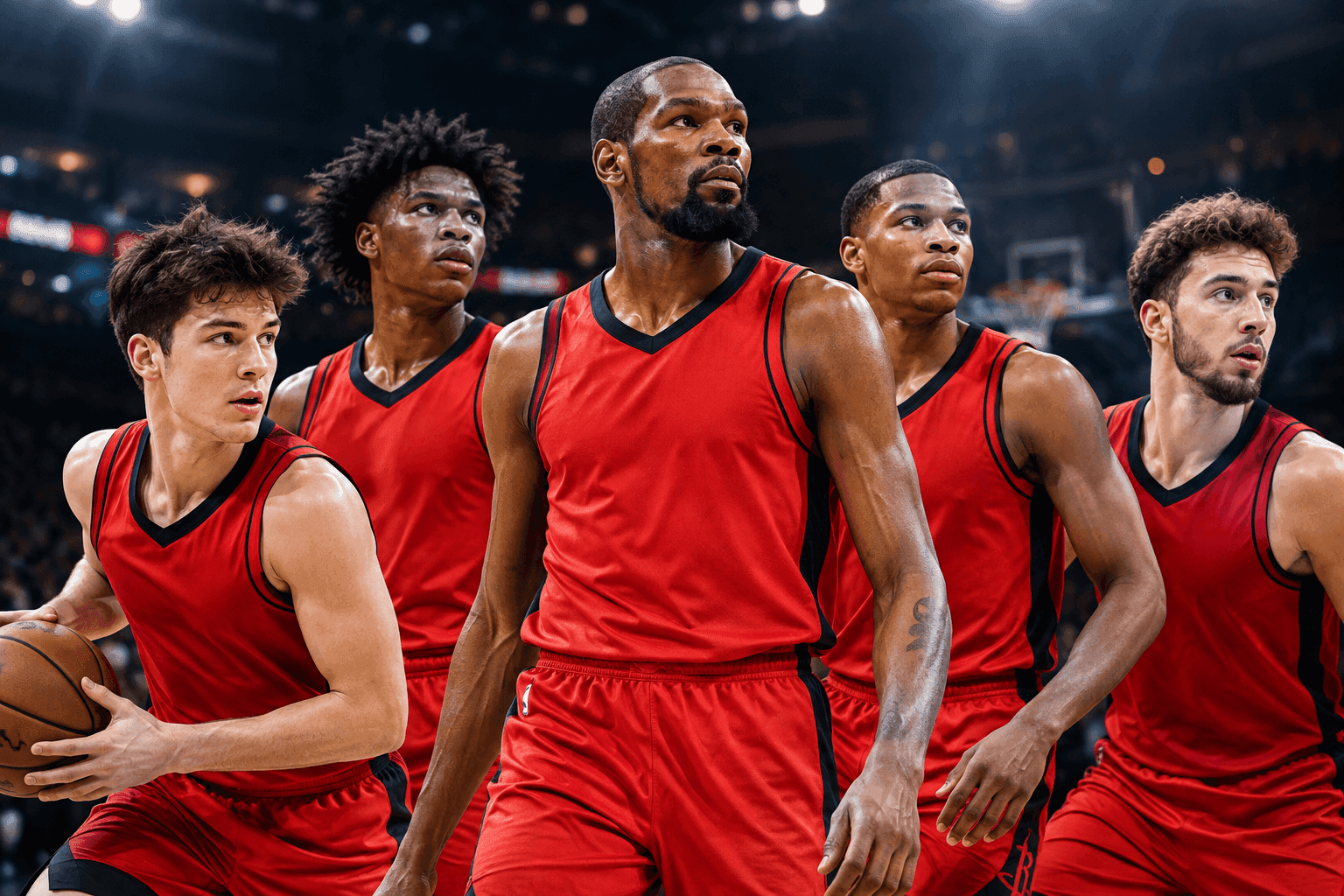 Editorial sports image for Rockets Unleash the Sheppard-Durant Lineup Against Atlanta