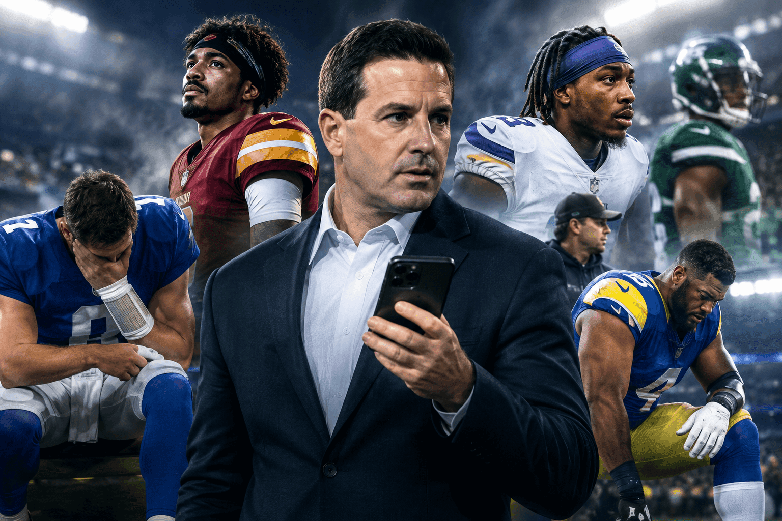 Editorial sports image for Adam Schefter's Latest Injury Report Is a Glitch in the Matrix