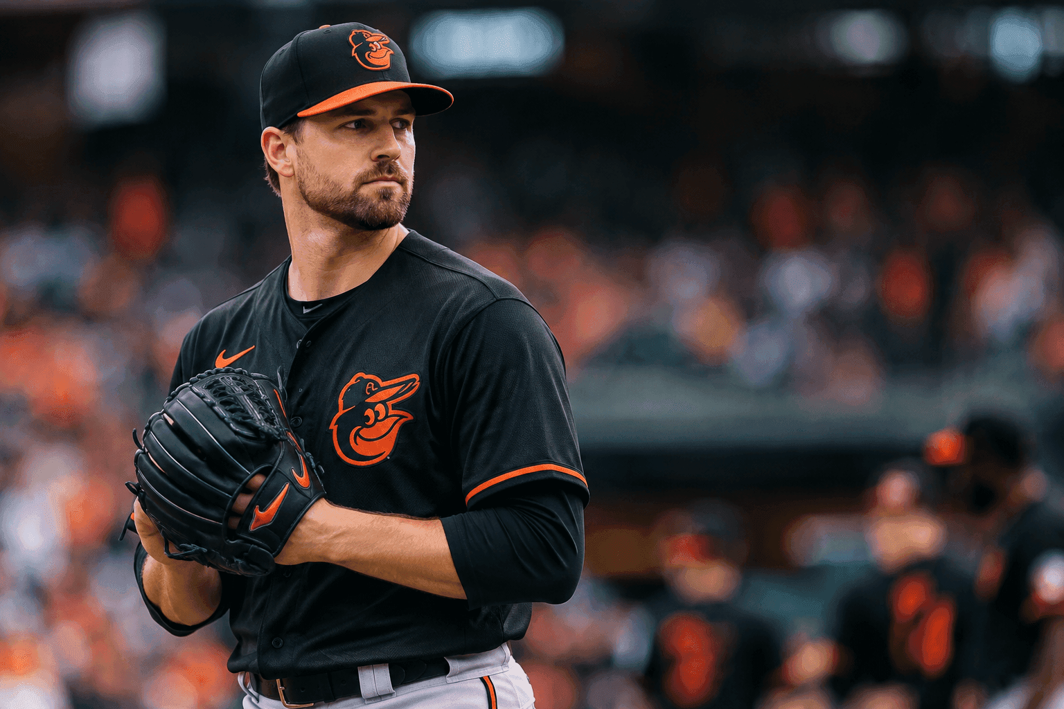 Editorial sports image for Kyle Bradish Hits 15-Day IL, Ending His Regular Season