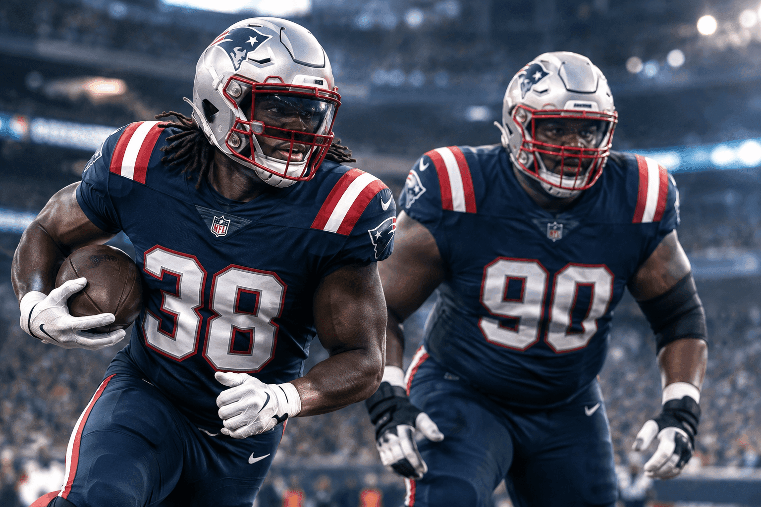 Editorial sports image for Patriots Get Rhamondre Stevenson and Christian Barmore Back for Raiders Clash