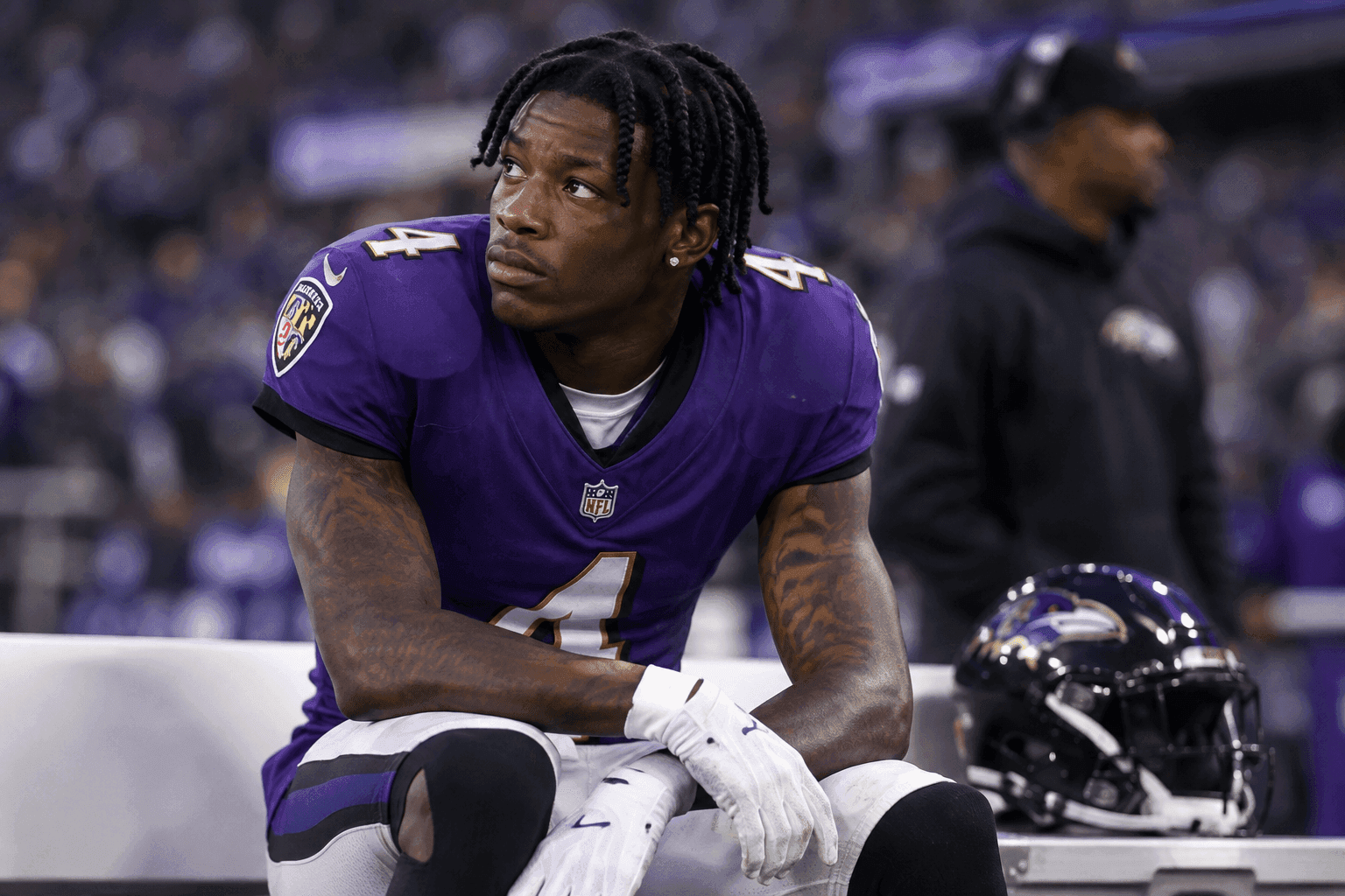 Editorial sports image for Ravens Finally Rule Out Zay Flowers Against Colts