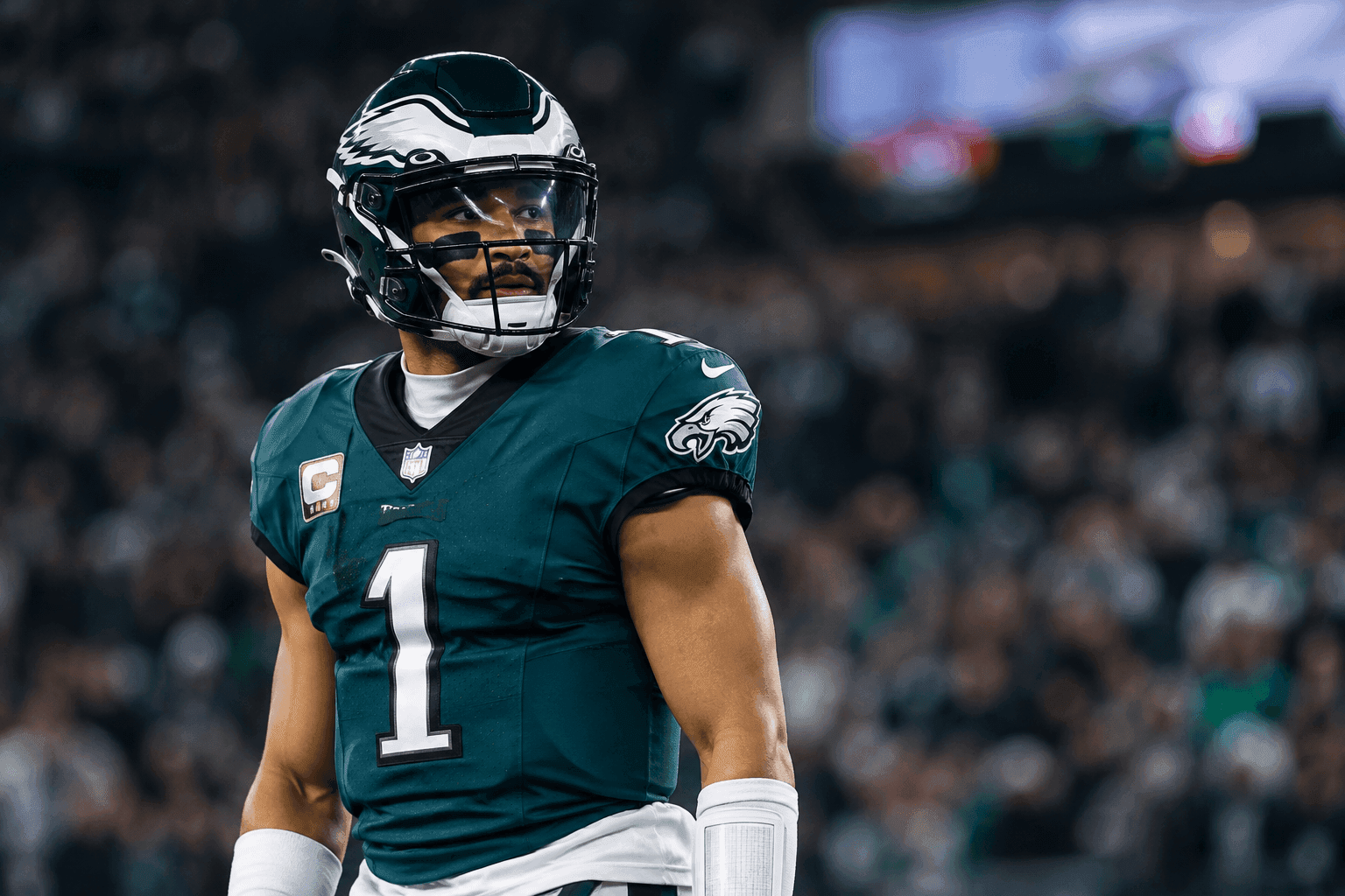 Editorial sports image for Jalen Hurts Sidelined for Season After Calf Clot Escalates to Lungs