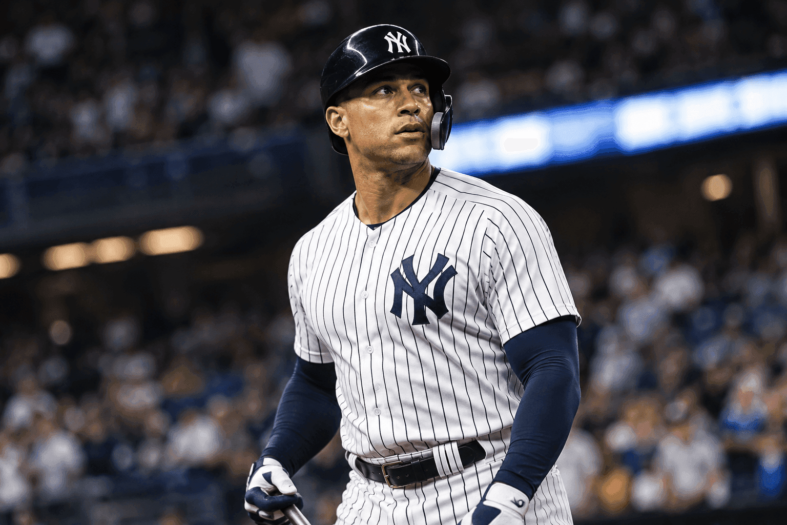 Editorial sports image for Aaron Judge Sits, Giancarlo Stanton Active as Yankees Face Rays