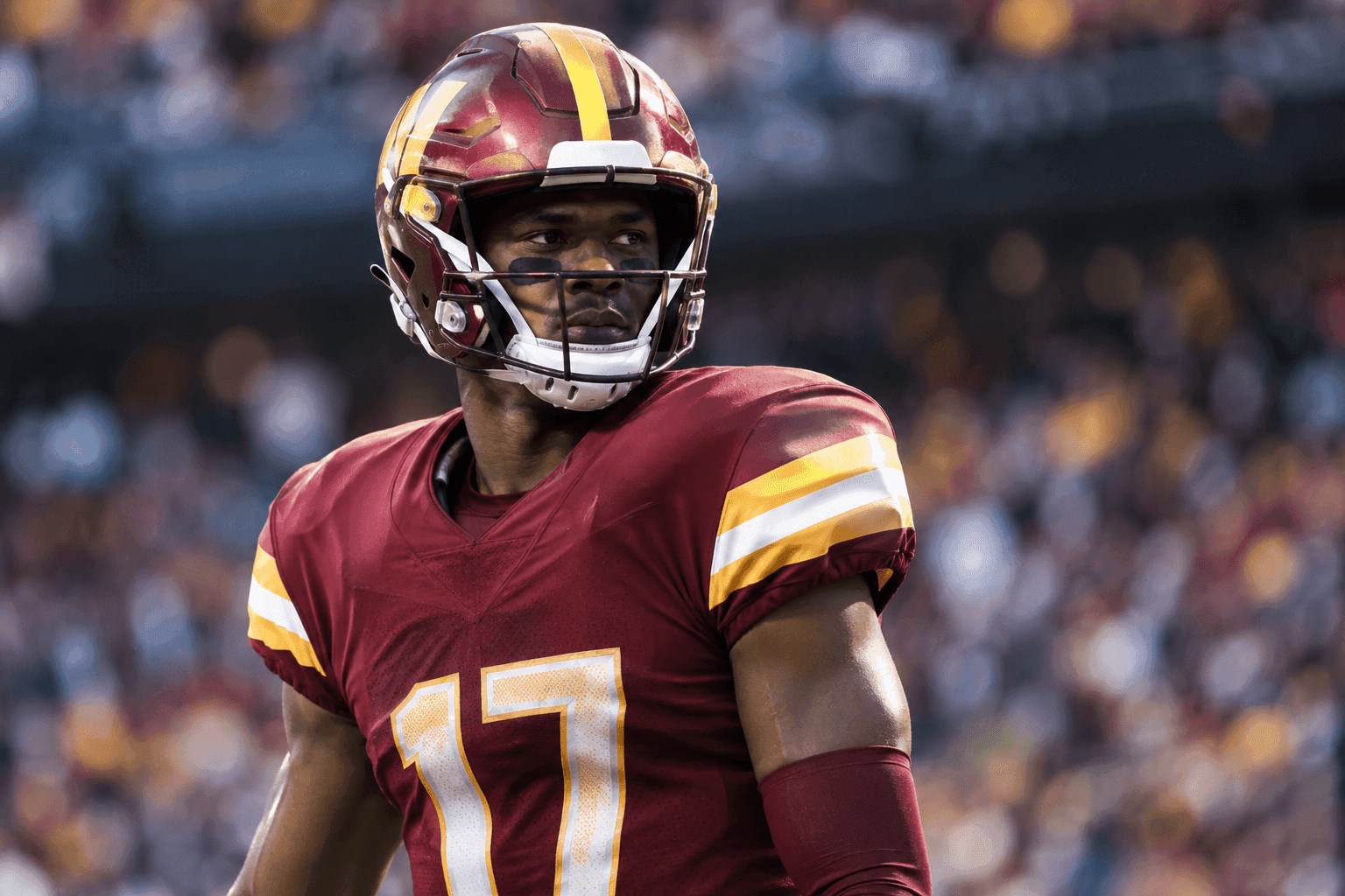 Editorial sports image for Terry McLaurin's Friday Hamstring Injury is a London Game Nightmare