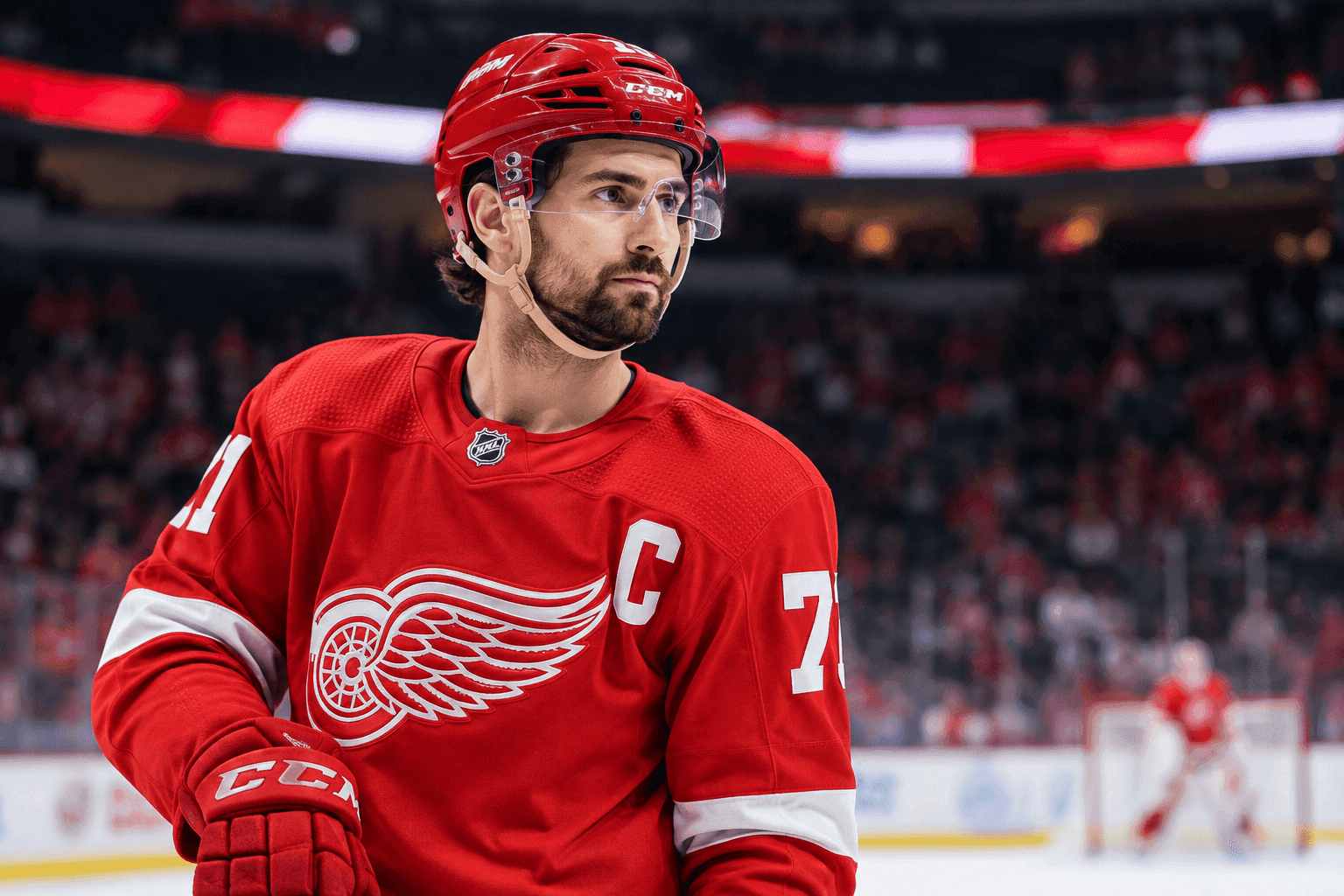 Editorial sports image for Dylan Larkin's Injury is the Last Thing the GM-less Red Wings Needed