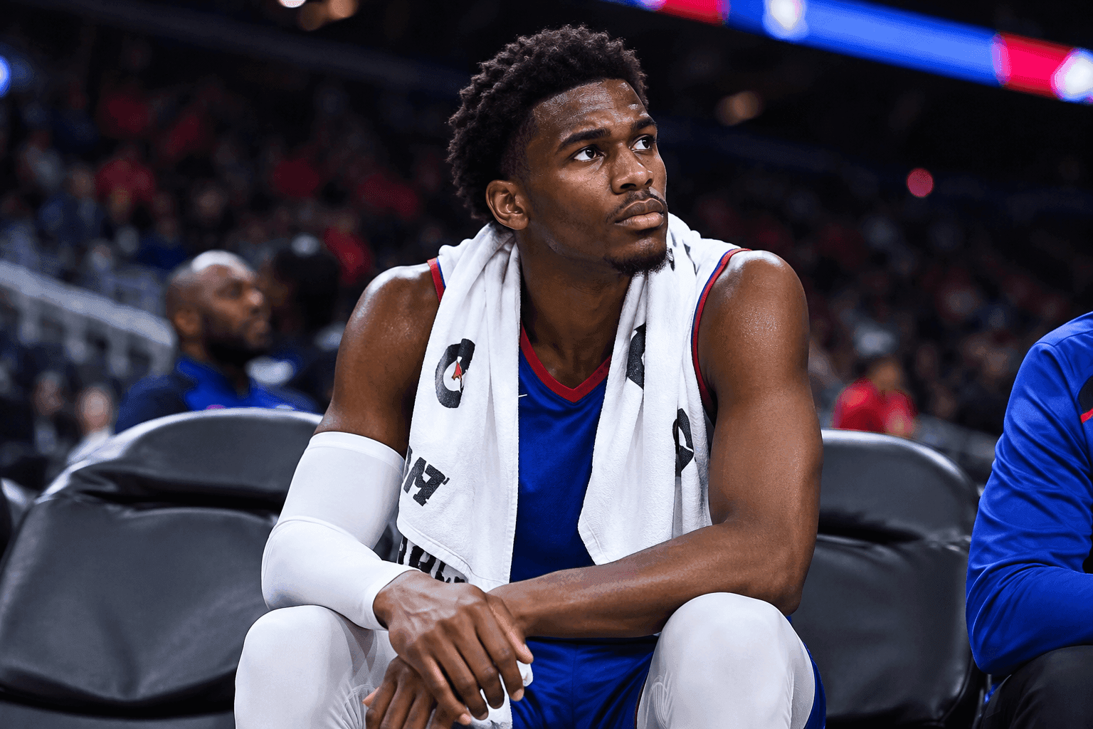 Editorial sports image for Jalen Duren Sidelined for Sunday With Hamstring Injury