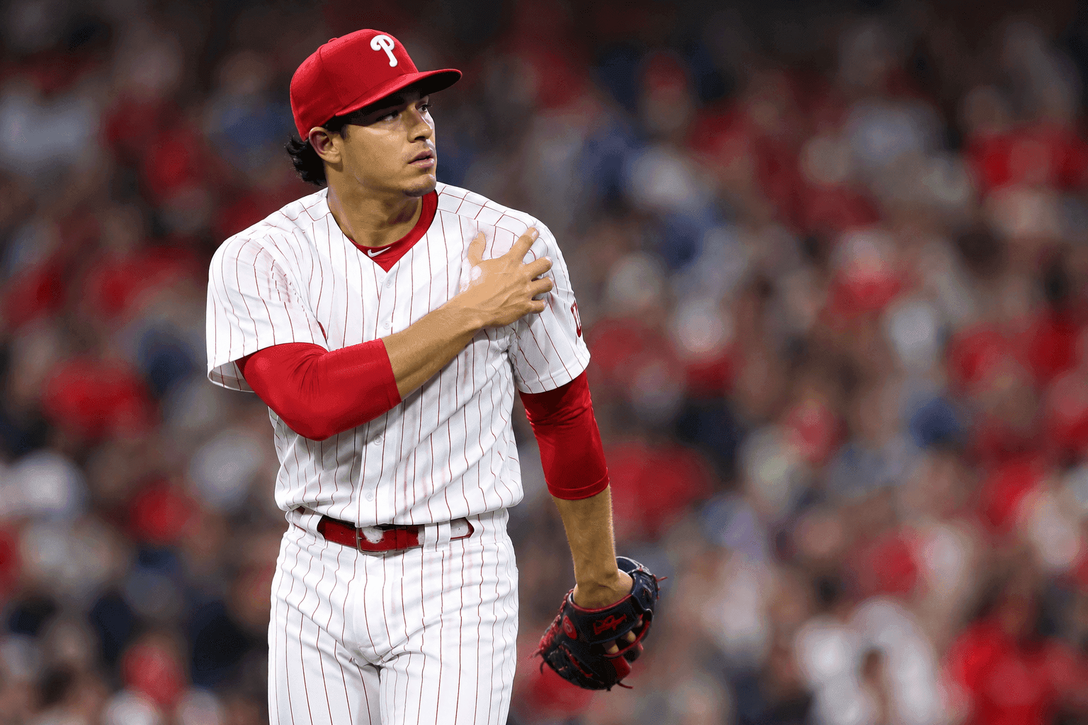 Editorial sports image for Phillies Finally Cave and Put Jesús Luzardo on the IL